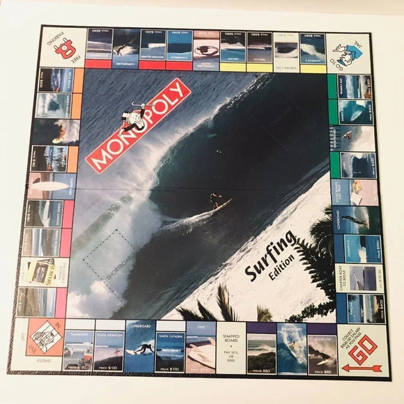 2003 Monopoly Surfing Edition Board Game Complete - Picture 5 of 16